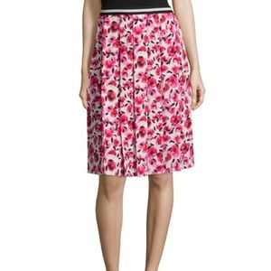 kate spade pleated rose skirt size 0